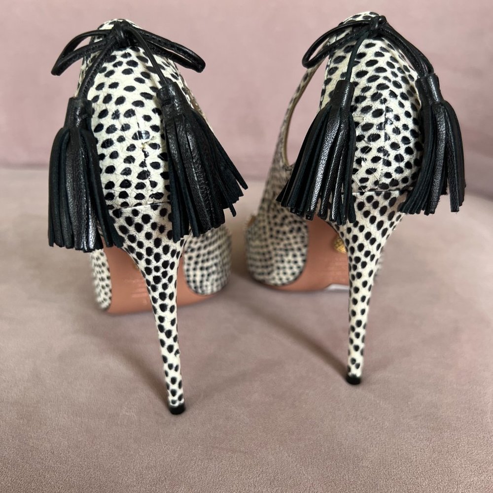 AQUAZZURA Snakeskin Animal Print Pumps - Picture 3 of 6